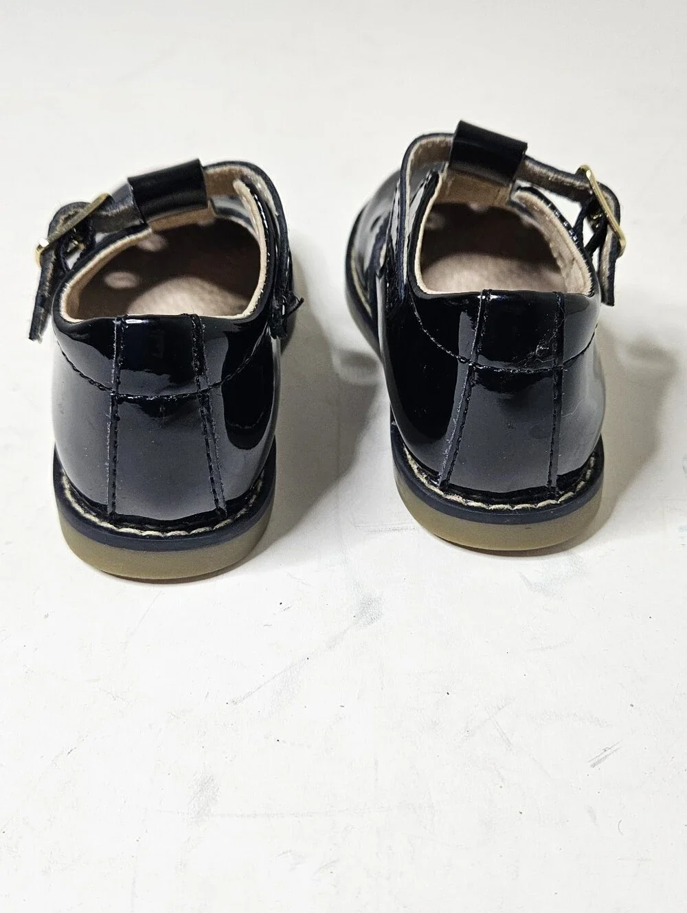 Footnotes Patent Leather Mary Janes Black Toddler 4